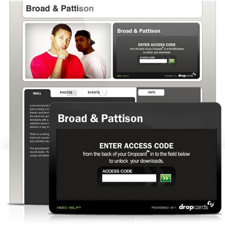 Examples of Dropcards