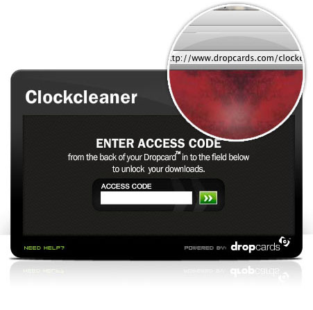 Image of Dropcards' redemption widget